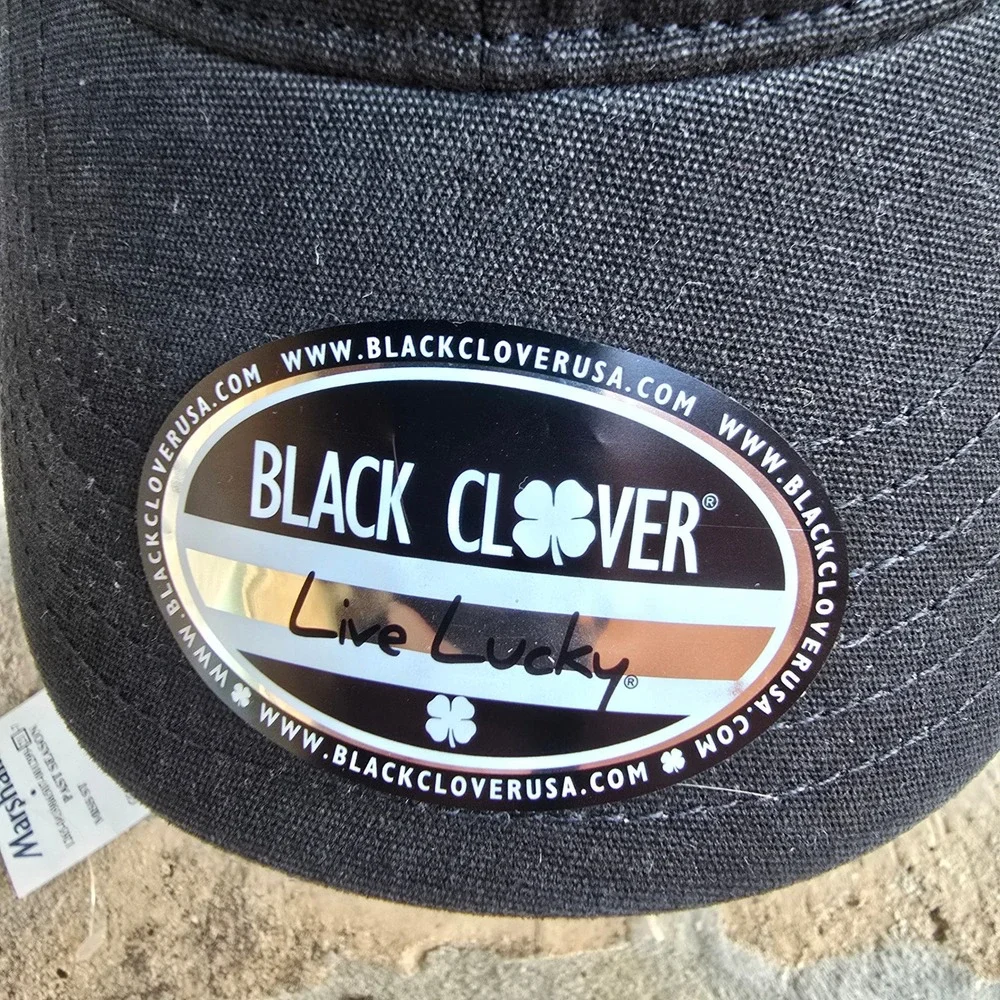 Black‎ Clover Mississippi State Patch Hat Cap HBC Bulldogs Adjustable